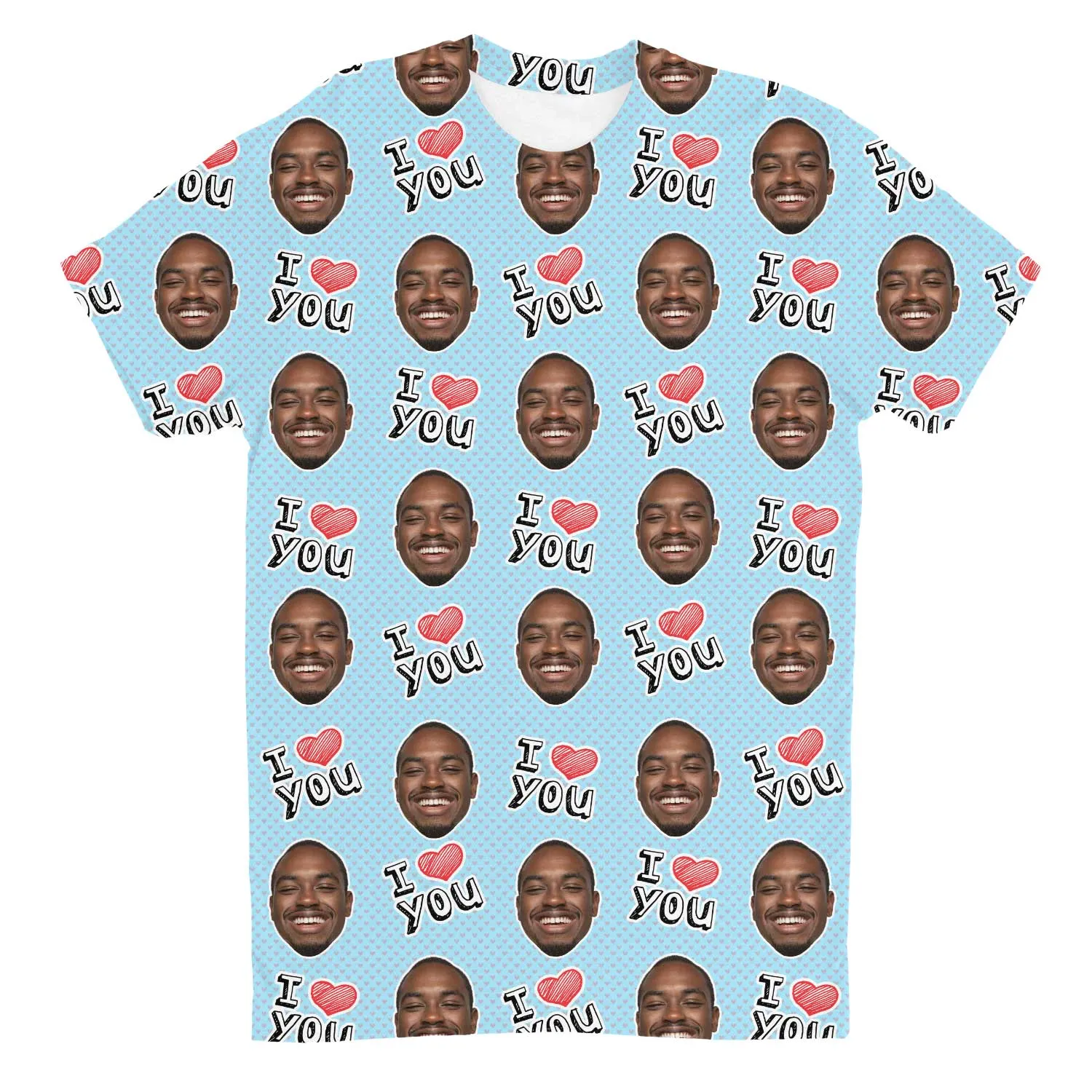 I Heart You Custom T-Shirt sold by Super Socks product image thumbnail 4