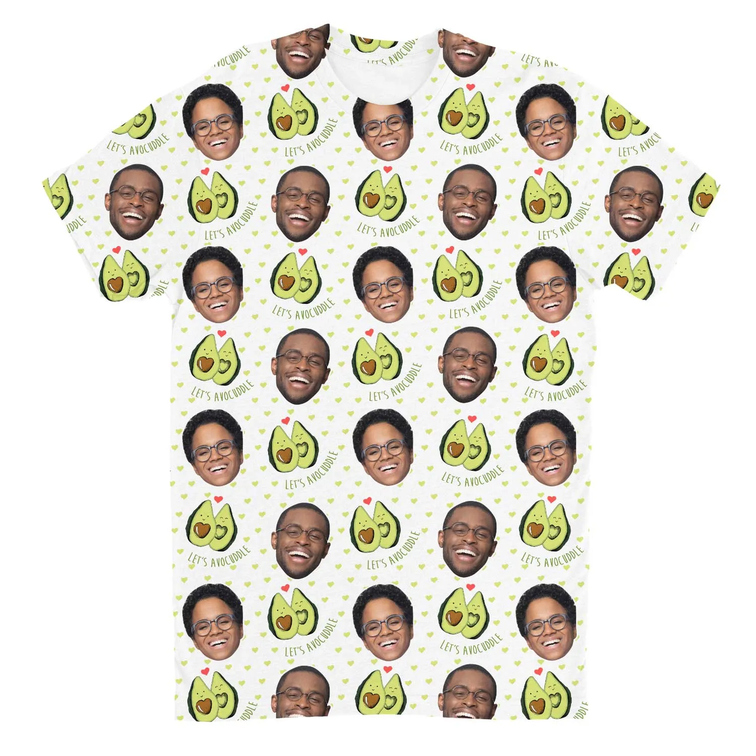 Let's Avocuddle Custom T-Shirt sold by Super Socks product image thumbnail 3