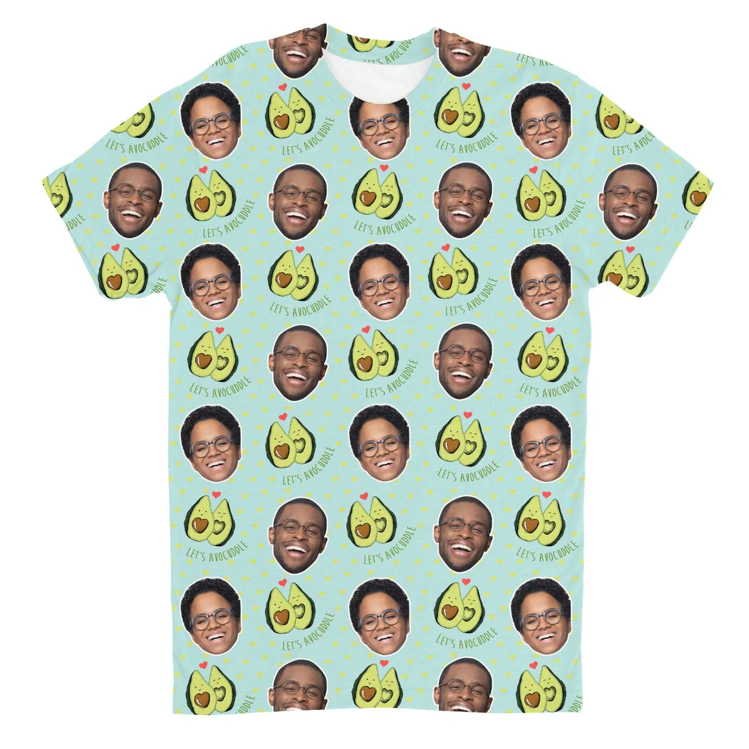 Let's Avocuddle Custom T-Shirt sold by Super Socks product image thumbnail 2