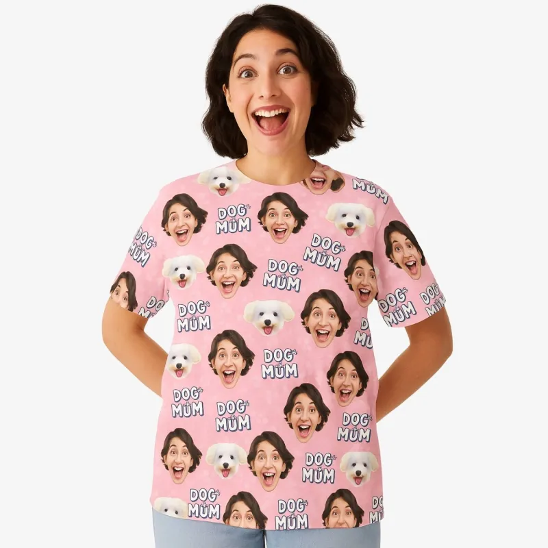 Dog Mum Custom T-Shirt sold by Super Socks