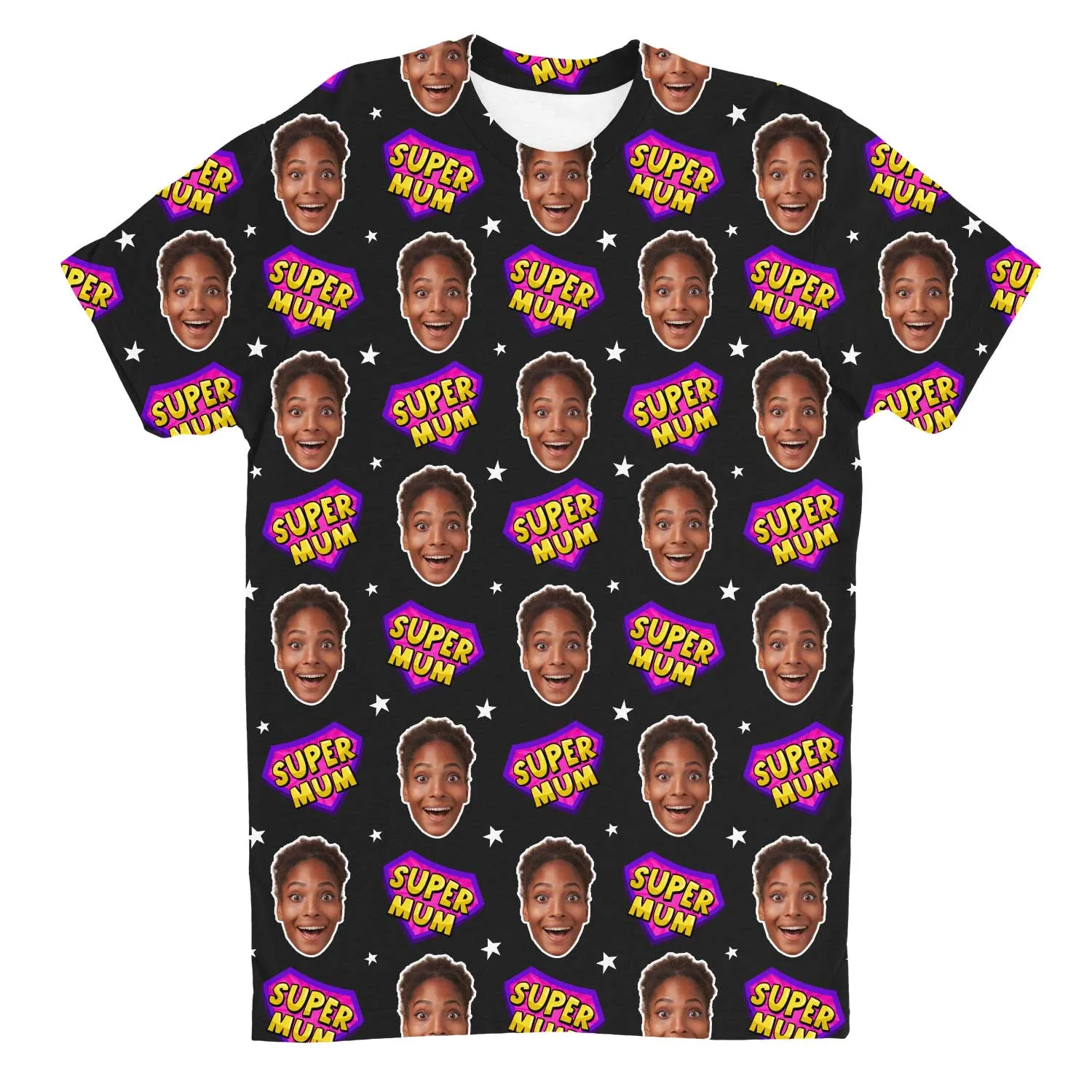 Super Mum Custom T-Shirt sold by Super Socks product image thumbnail 5
