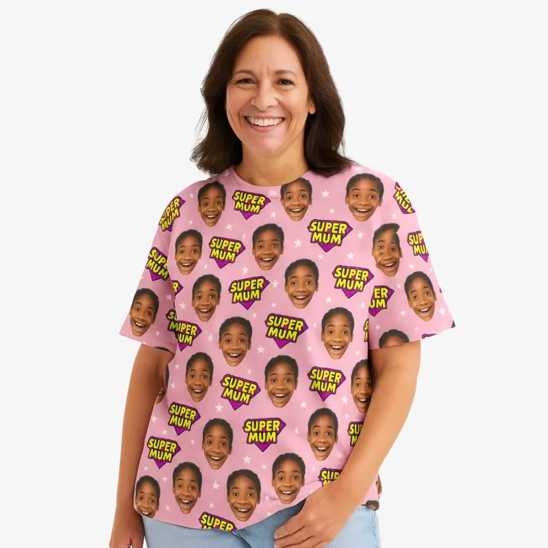 Super Mum Custom T-Shirt sold by Super Socks