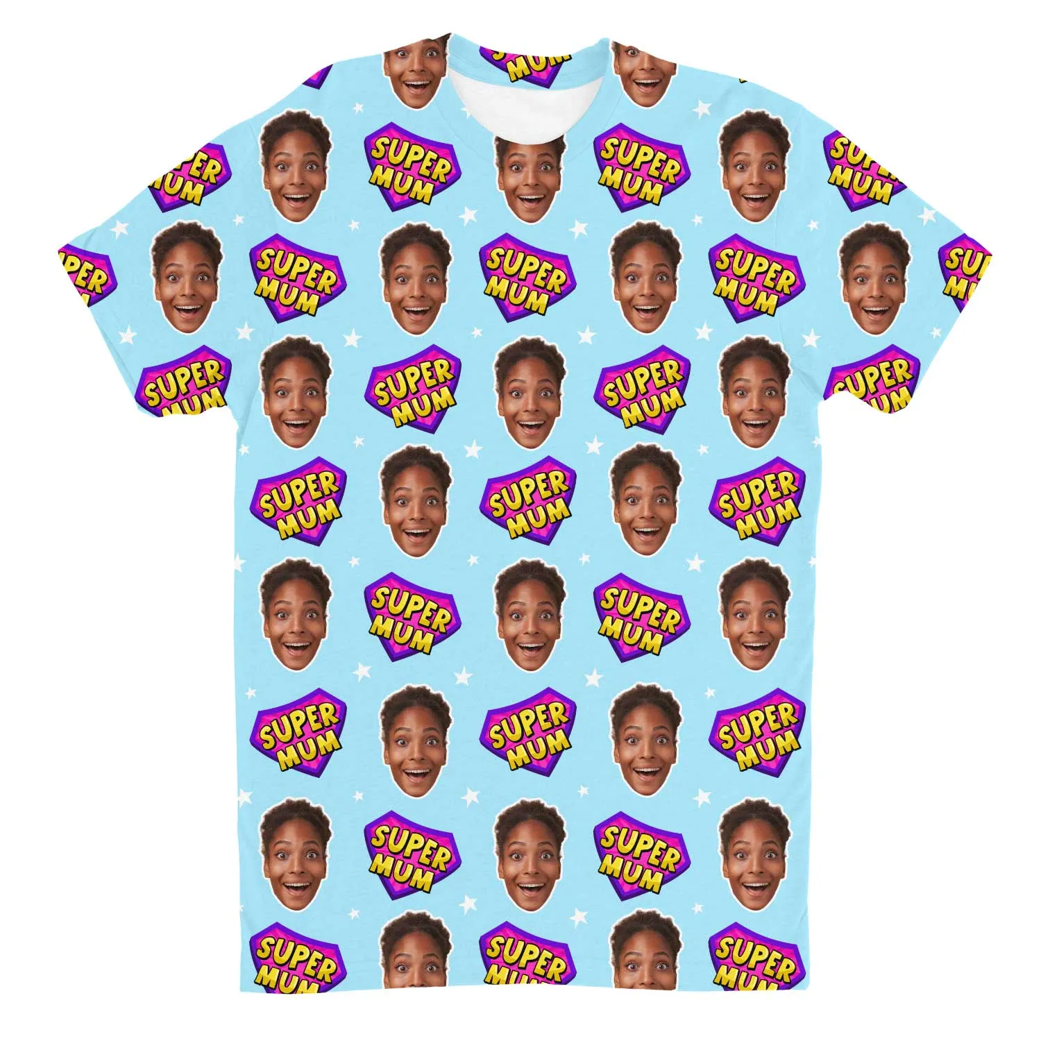 Super Mum Custom T-Shirt sold by Super Socks product image thumbnail 4