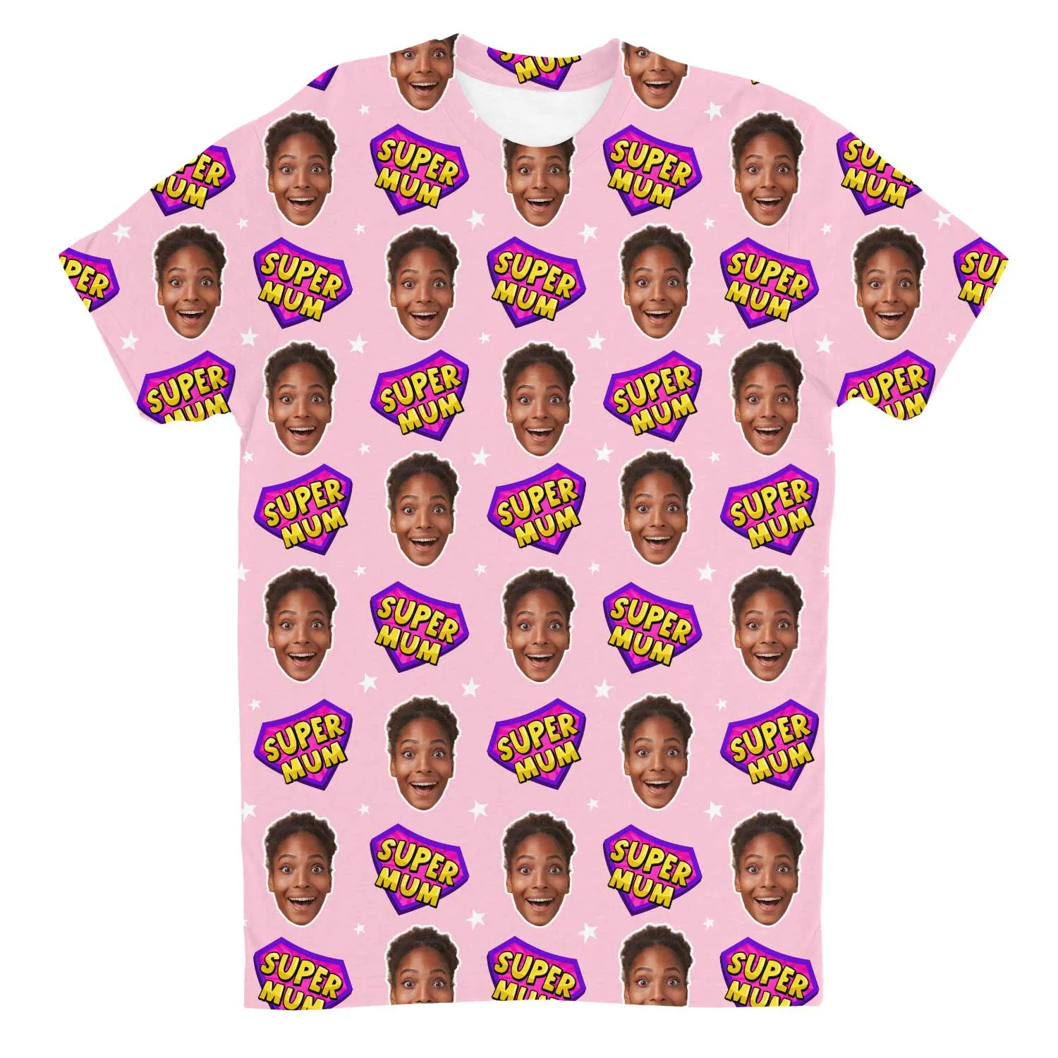 Super Mum Custom T-Shirt sold by Super Socks product image thumbnail 3