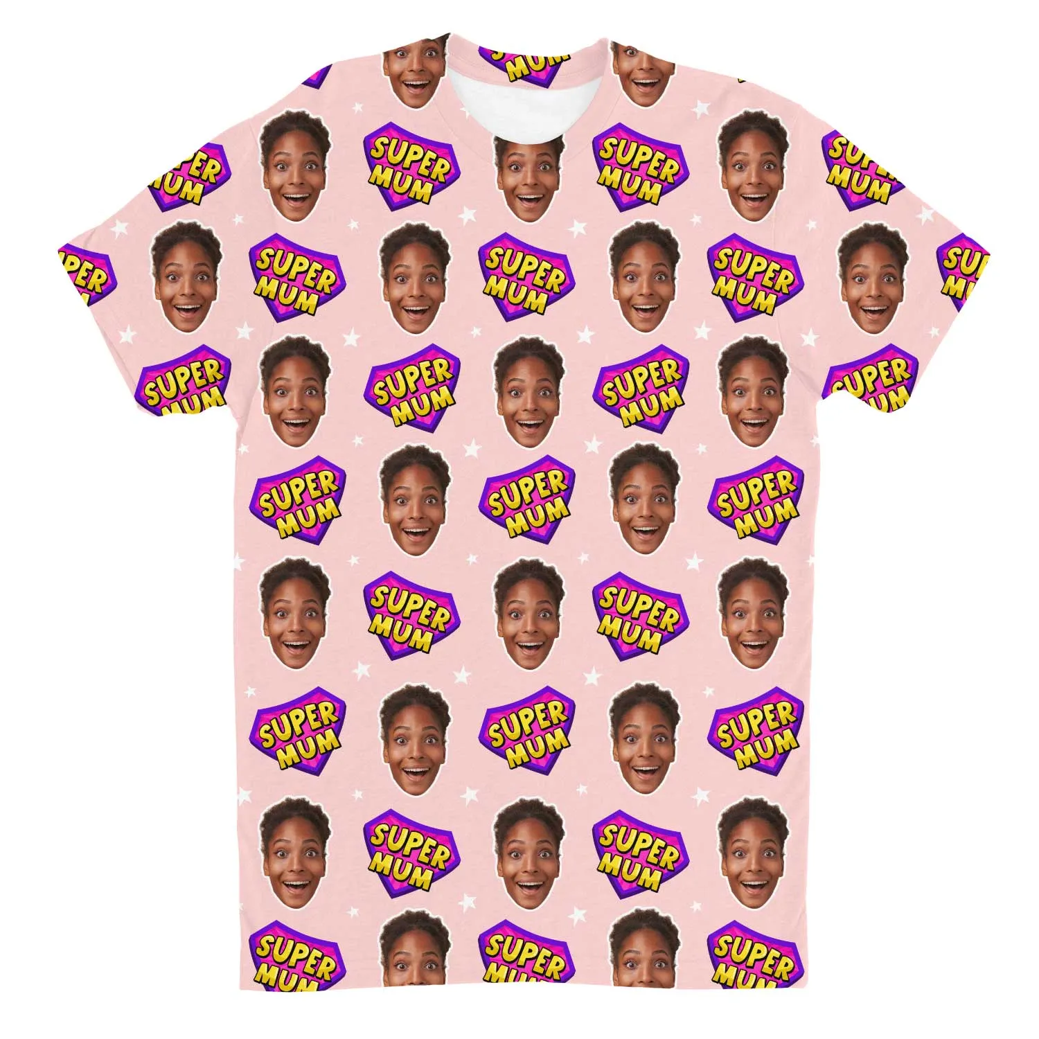 Super Mum Custom T-Shirt sold by Super Socks product image thumbnail 2