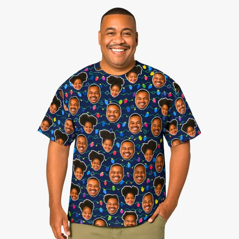 Christmas Lights Custom T-Shirt sold by Super Socks