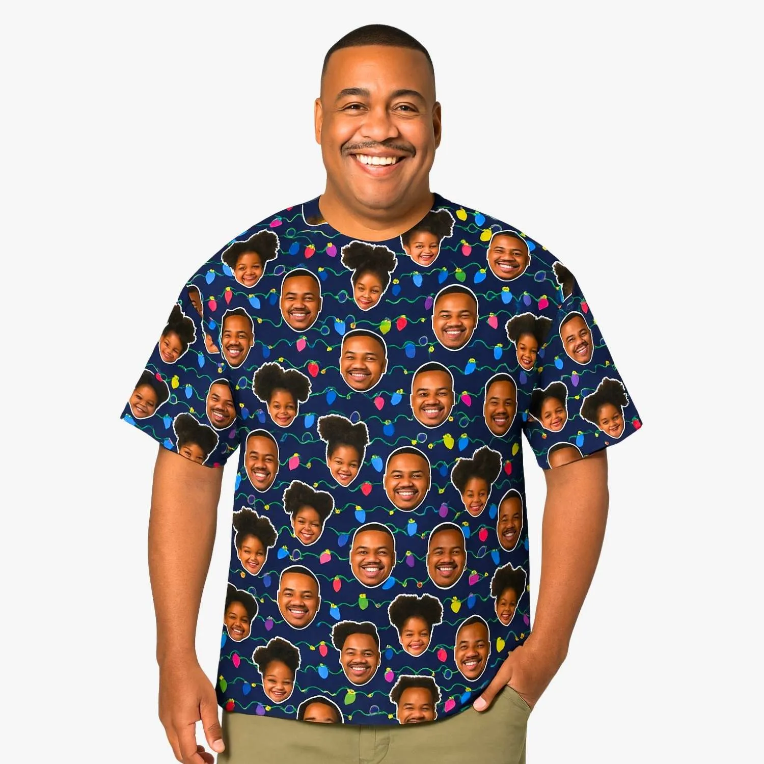 Christmas Lights Custom T-Shirt sold by Super Socks