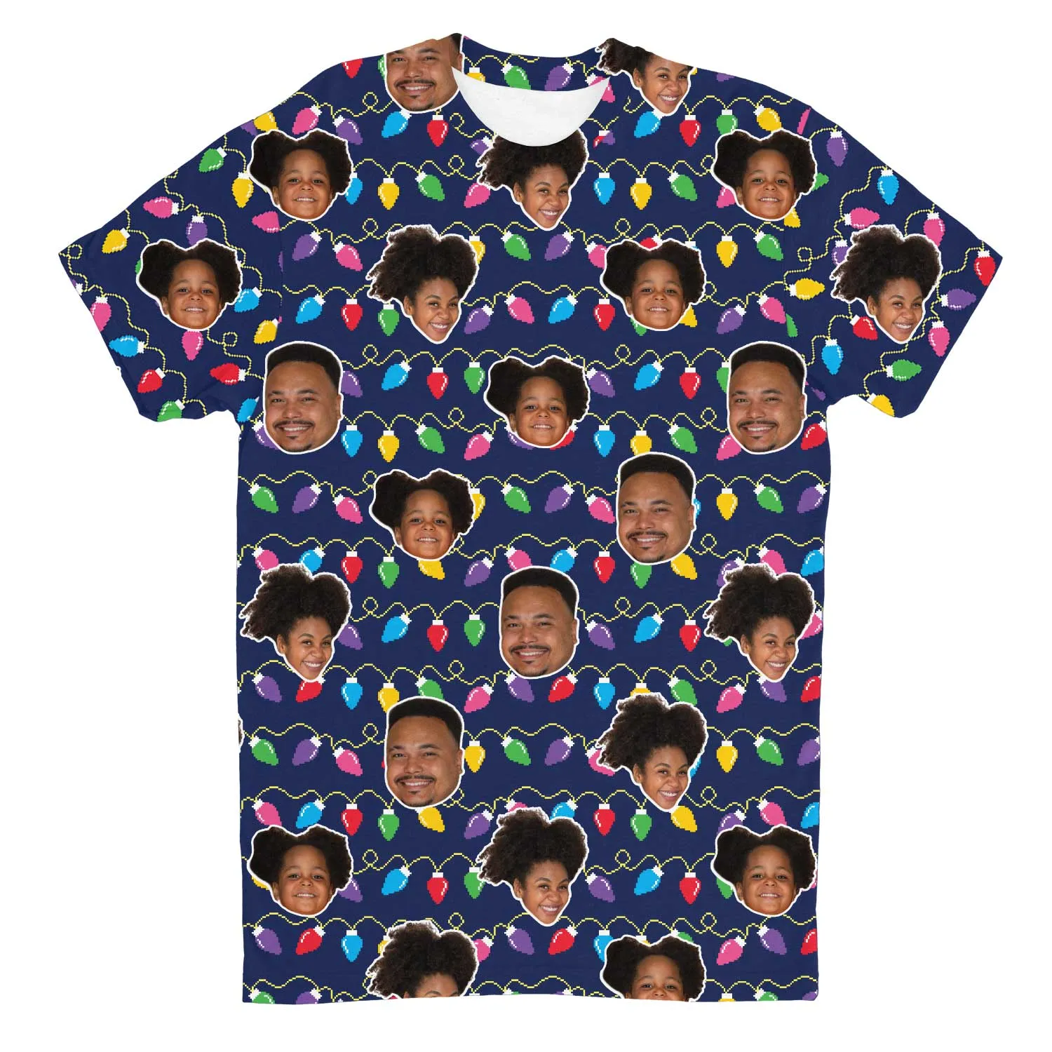 Christmas Lights Custom T-Shirt sold by Super Socks product image thumbnail 2