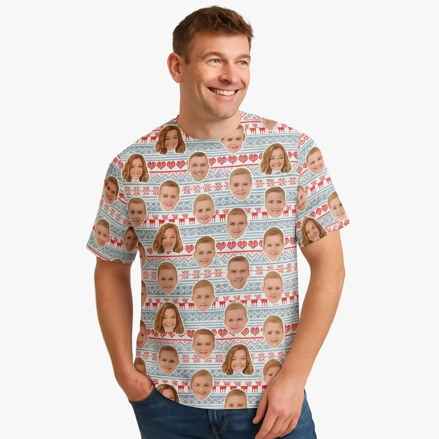 Christmas Nordic Custom T-Shirt sold by Super Socks