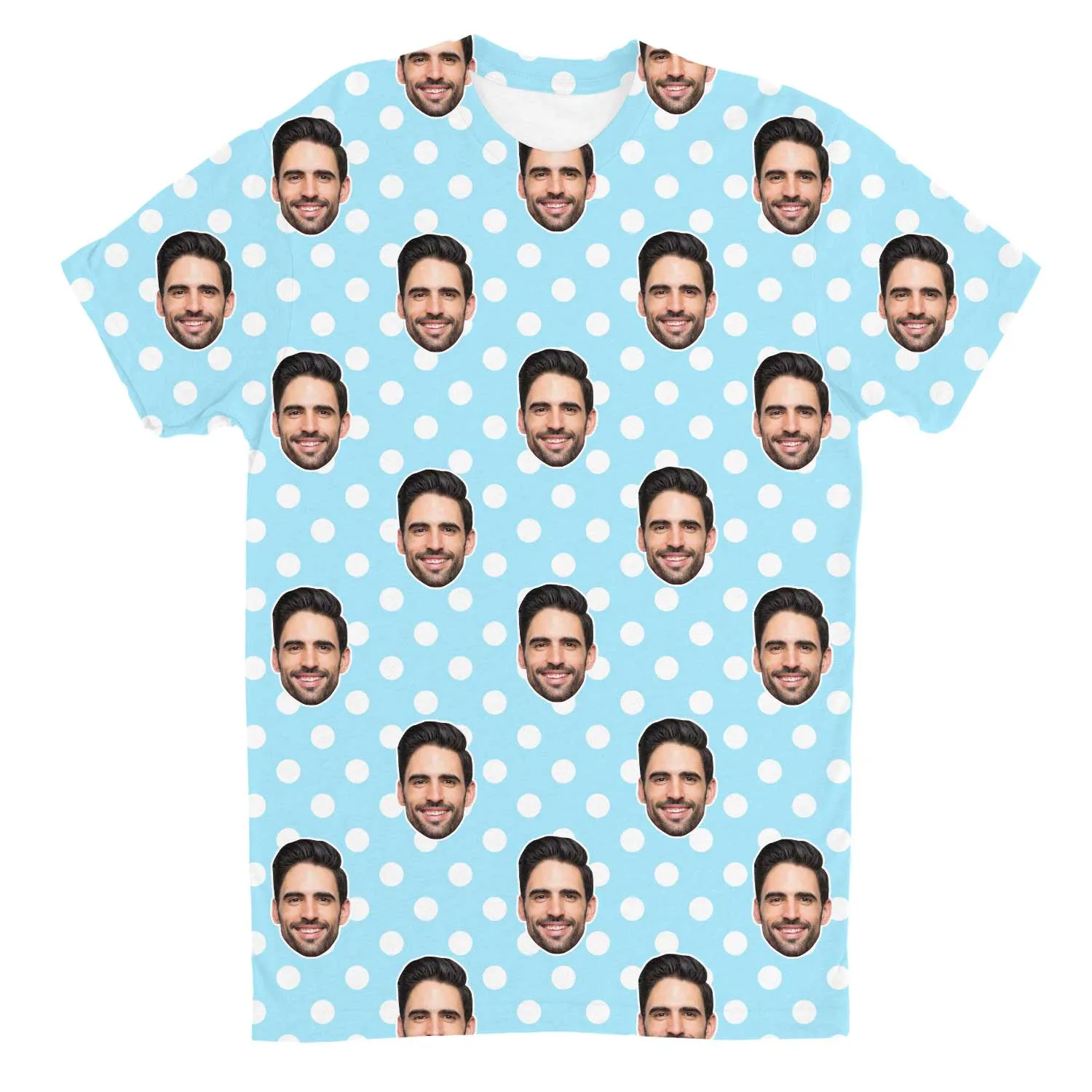 Polka Dot Custom T-Shirt sold by Super Socks product image thumbnail 3