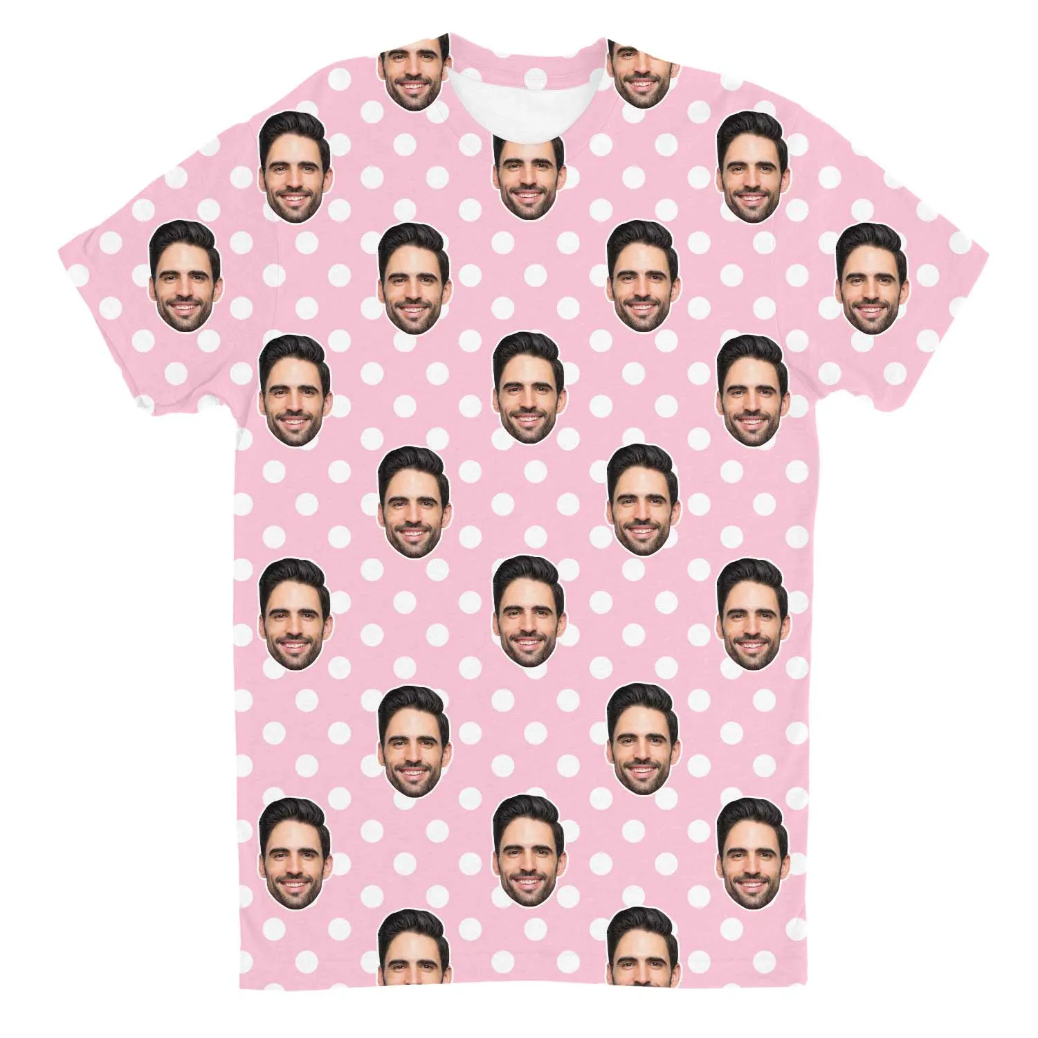 Polka Dot Custom T-Shirt sold by Super Socks product image thumbnail 4