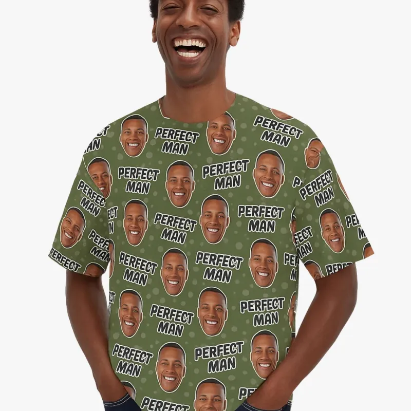 Perfect Man Custom T-Shirt sold by Super Socks