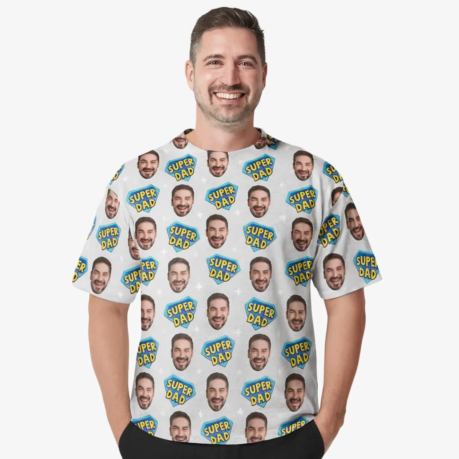 Super Dad Custom T-Shirt sold by Super Socks