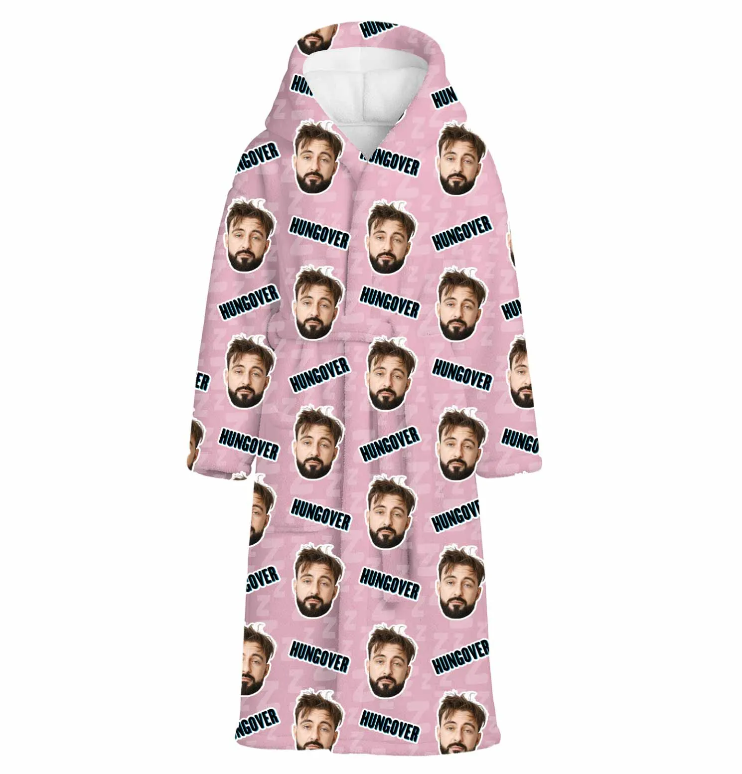 Hungover Personalised Dressing Gown sold by Super Socks product image thumbnail 5