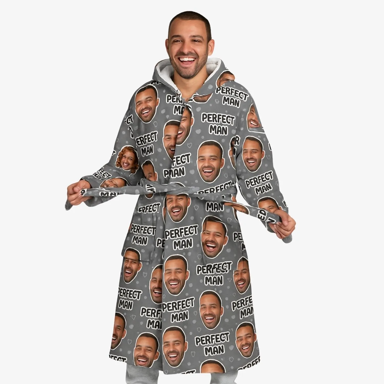 Perfect Man Personalised Dressing Gown sold by Super Socks