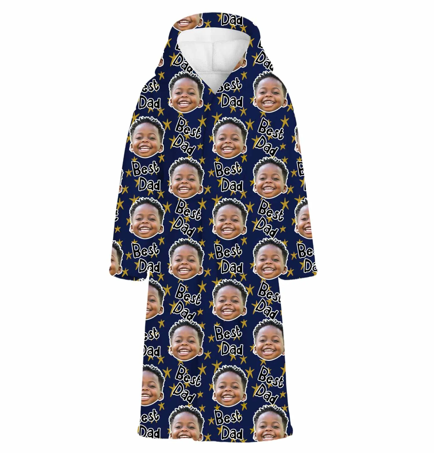 Best Dad Personalised Dressing Gown sold by Super Socks product image thumbnail 3