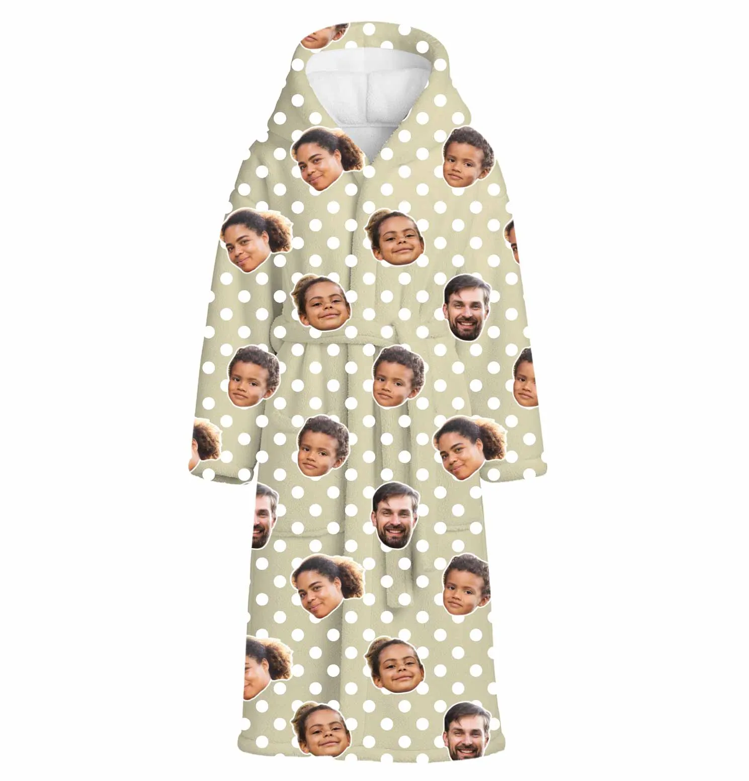 Polka Dot Personalised Dressing Gown sold by Super Socks product image thumbnail 5