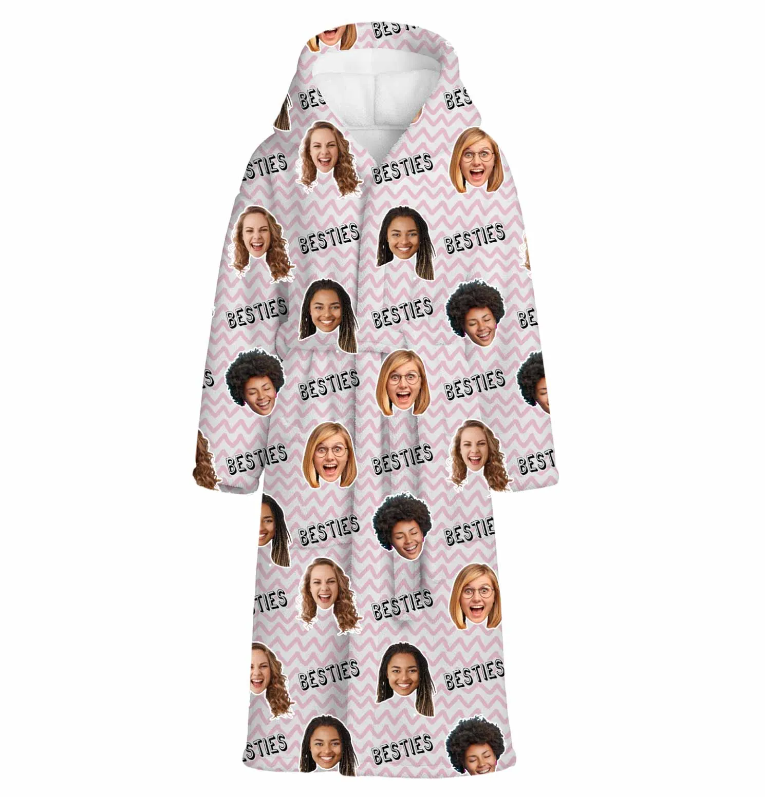 Besties Personalised Dressing Gown sold by Super Socks product image thumbnail 3