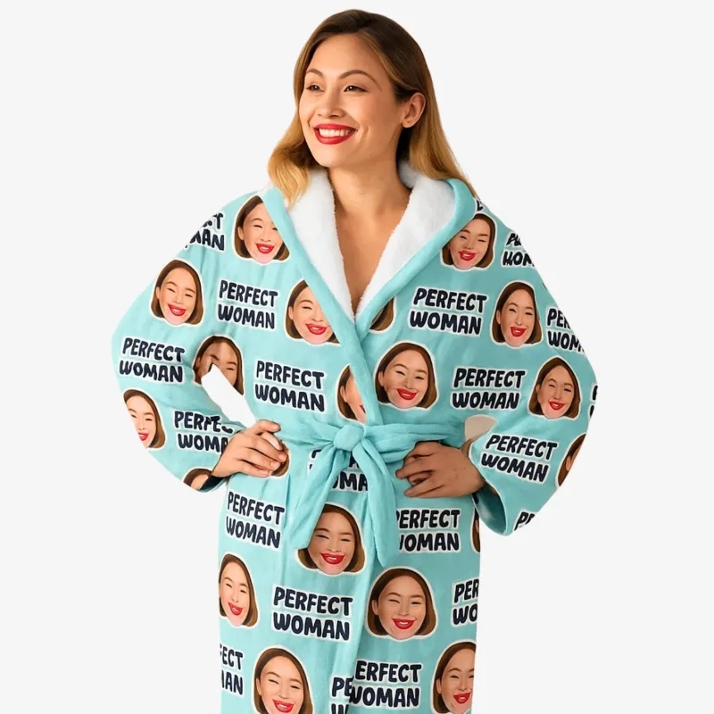 Perfect Woman Personalised Dressing Gown sold by Super Socks