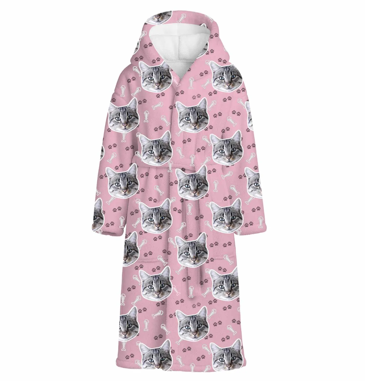 Your Cat Personalised Dressing Gown sold by Super Socks product image thumbnail 3