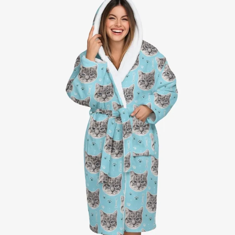 Your Cat Personalised Dressing Gown sold by Super Socks