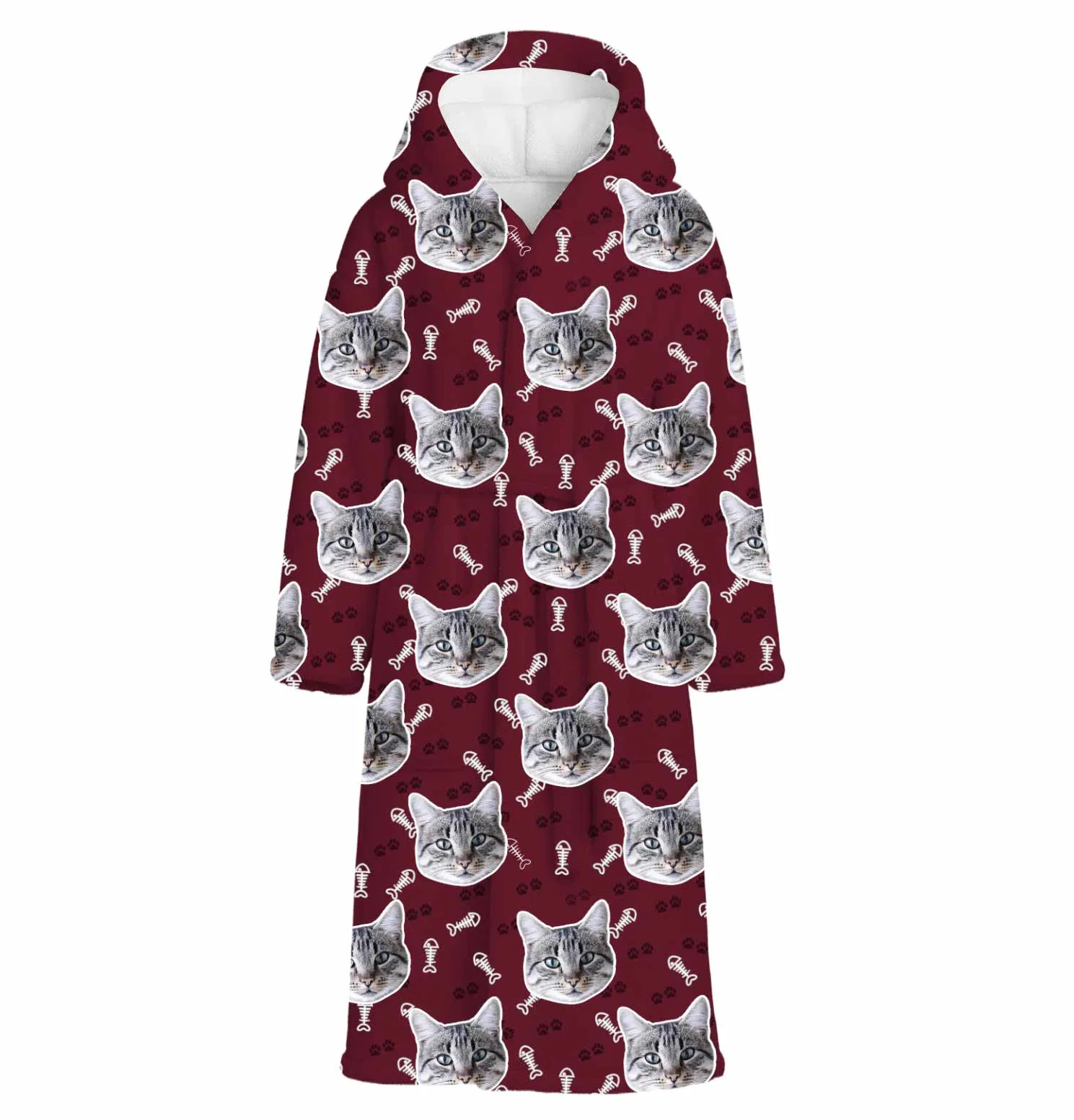 Your Cat Personalised Dressing Gown sold by Super Socks product image thumbnail 5