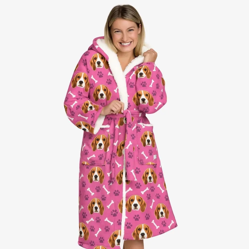 Your Dog Personalised Dressing Gown sold by Super Socks