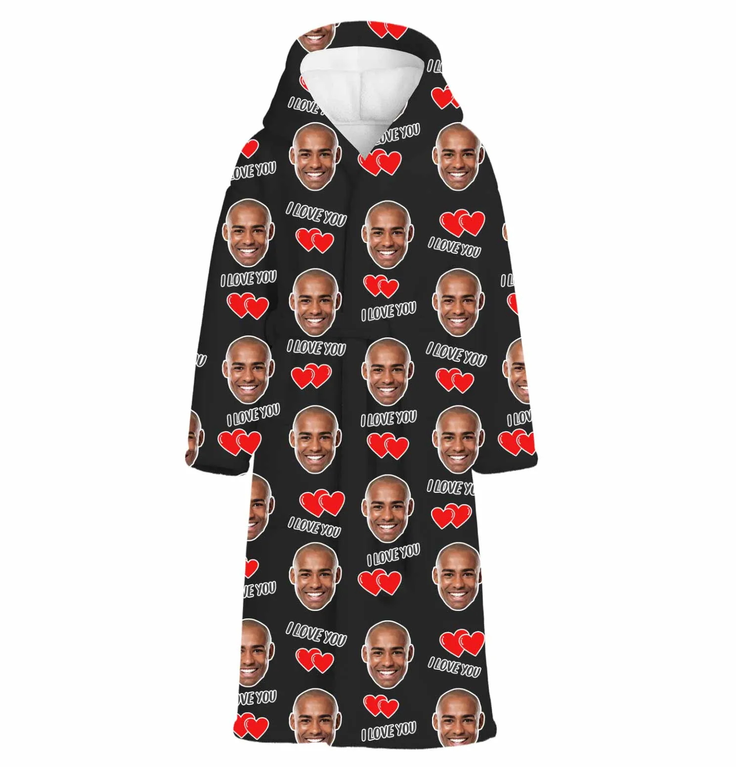 I Love You Personalised Dressing Gown sold by Super Socks product image thumbnail 5