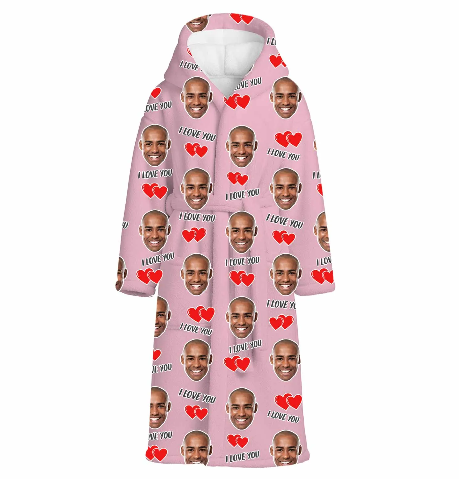 I Love You Personalised Dressing Gown sold by Super Socks product image thumbnail 4