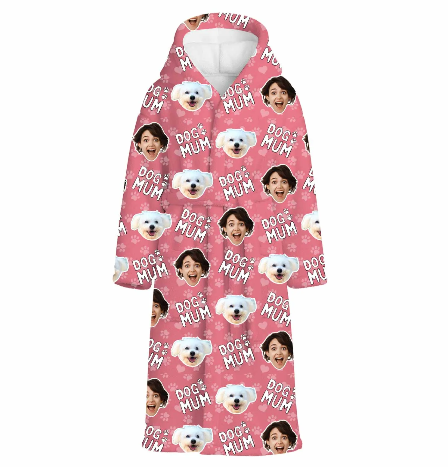 Dog Mum Personalised Dressing Gown sold by Super Socks product image thumbnail 2