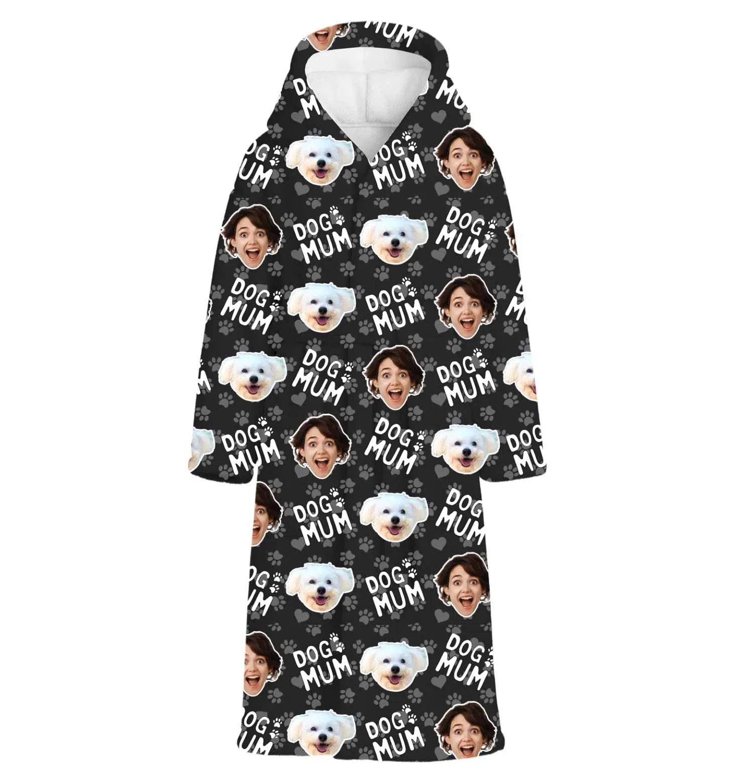 Dog Mum Personalised Dressing Gown sold by Super Socks product image thumbnail 5