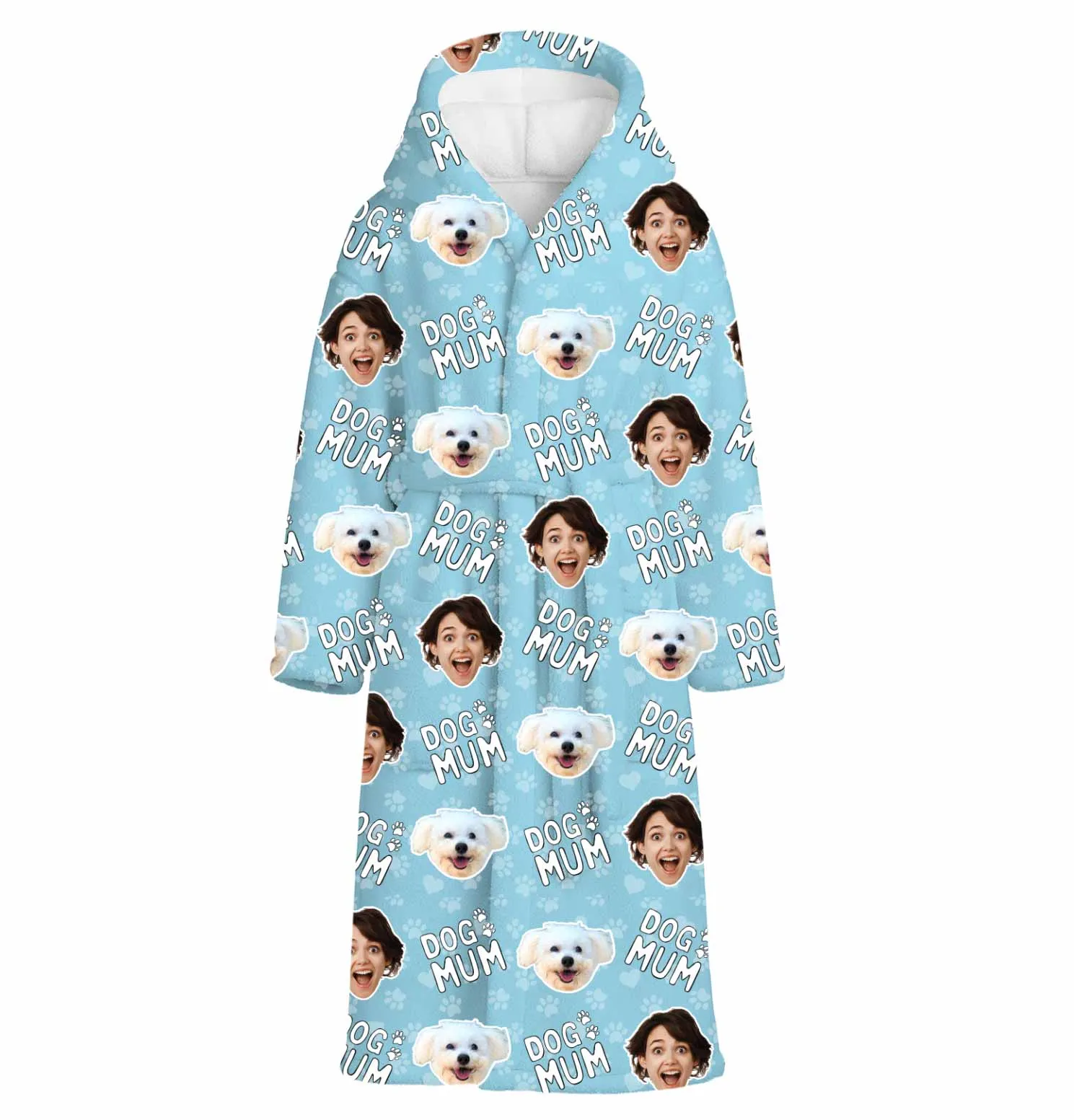 Dog Mum Personalised Dressing Gown sold by Super Socks product image thumbnail 3