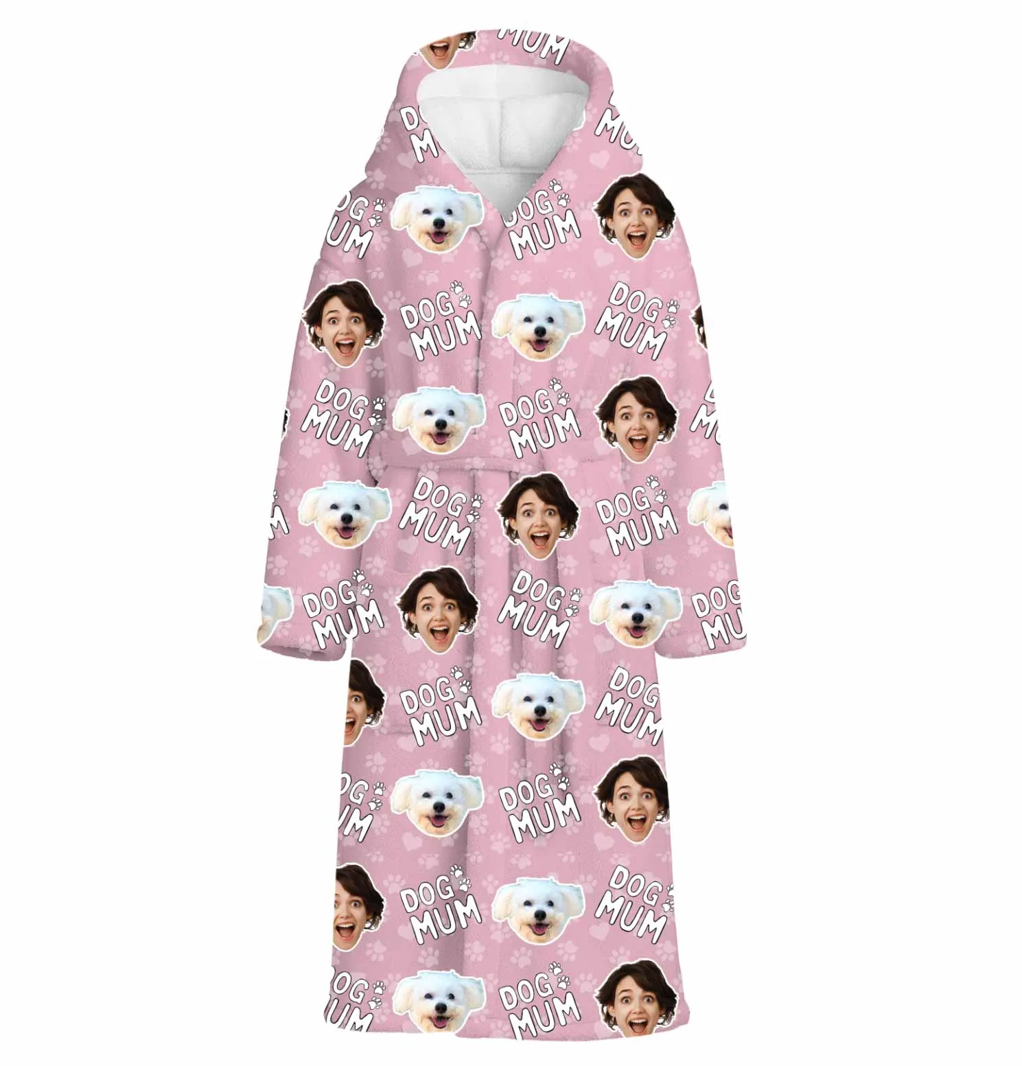 Dog Mum Personalised Dressing Gown sold by Super Socks product image thumbnail 4