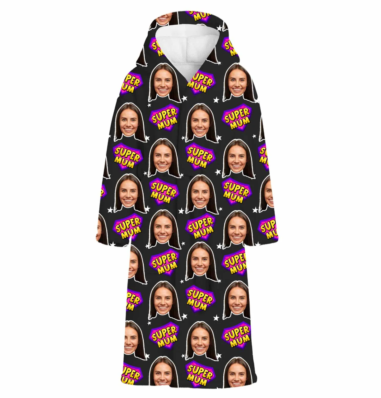 Super Mum Personalised Dressing Gown sold by Super Socks product image thumbnail 5