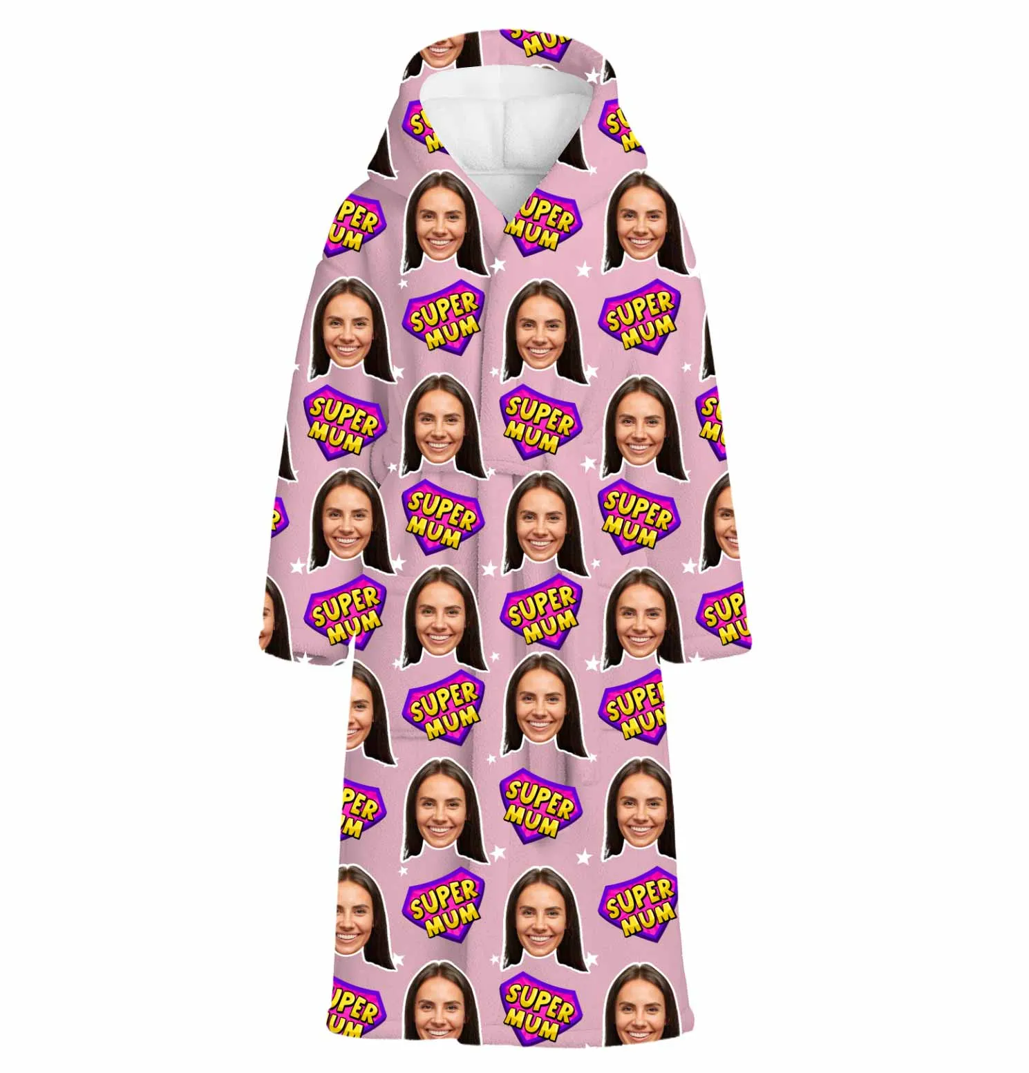 Super Mum Personalised Dressing Gown sold by Super Socks product image thumbnail 3