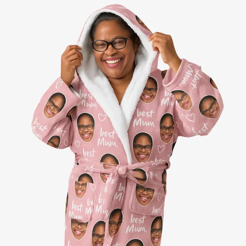 Best Mum Personalised Dressing Gown sold by Super Socks