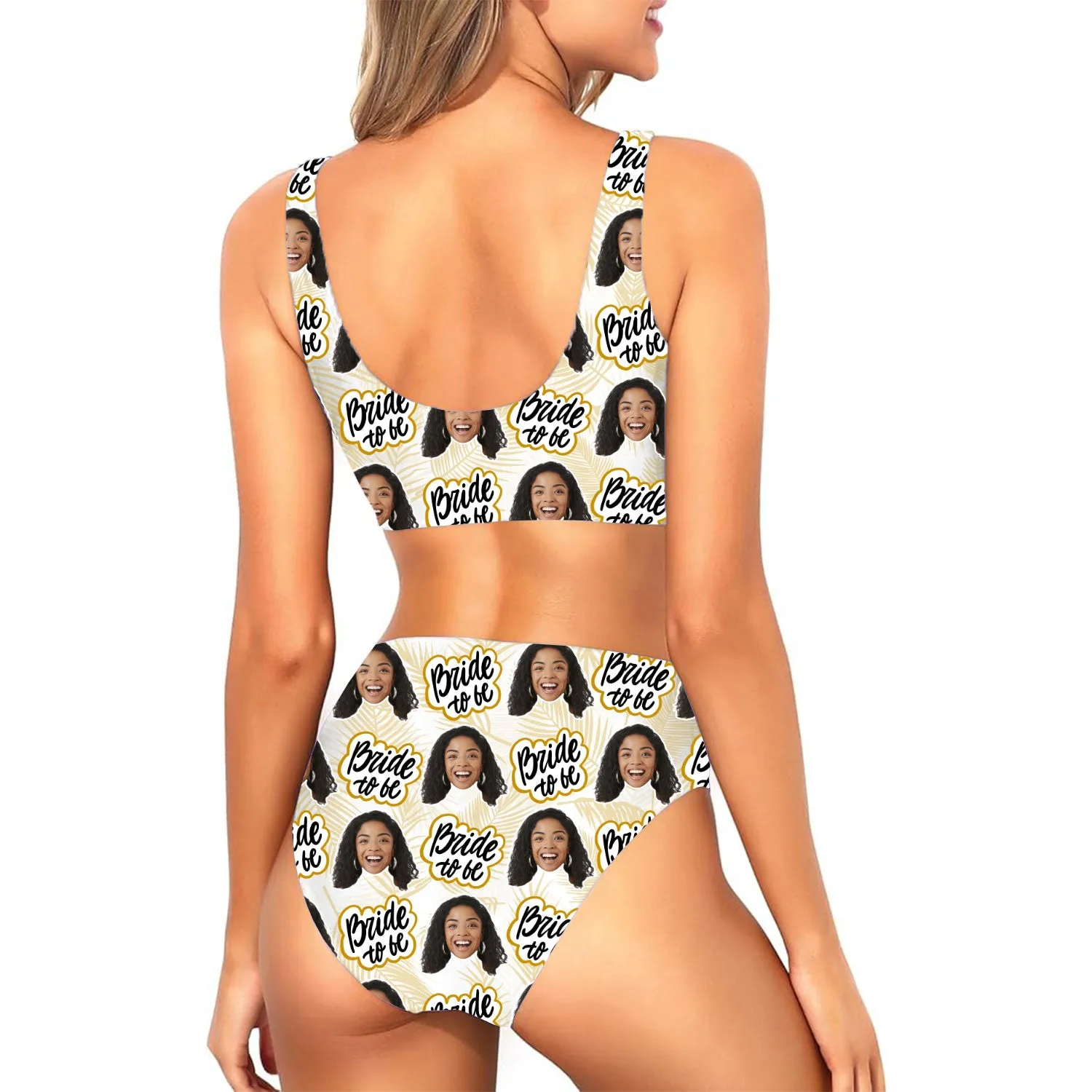 Bride To Be Custom Made Bikini Set sold by Super Socks product image thumbnail 2