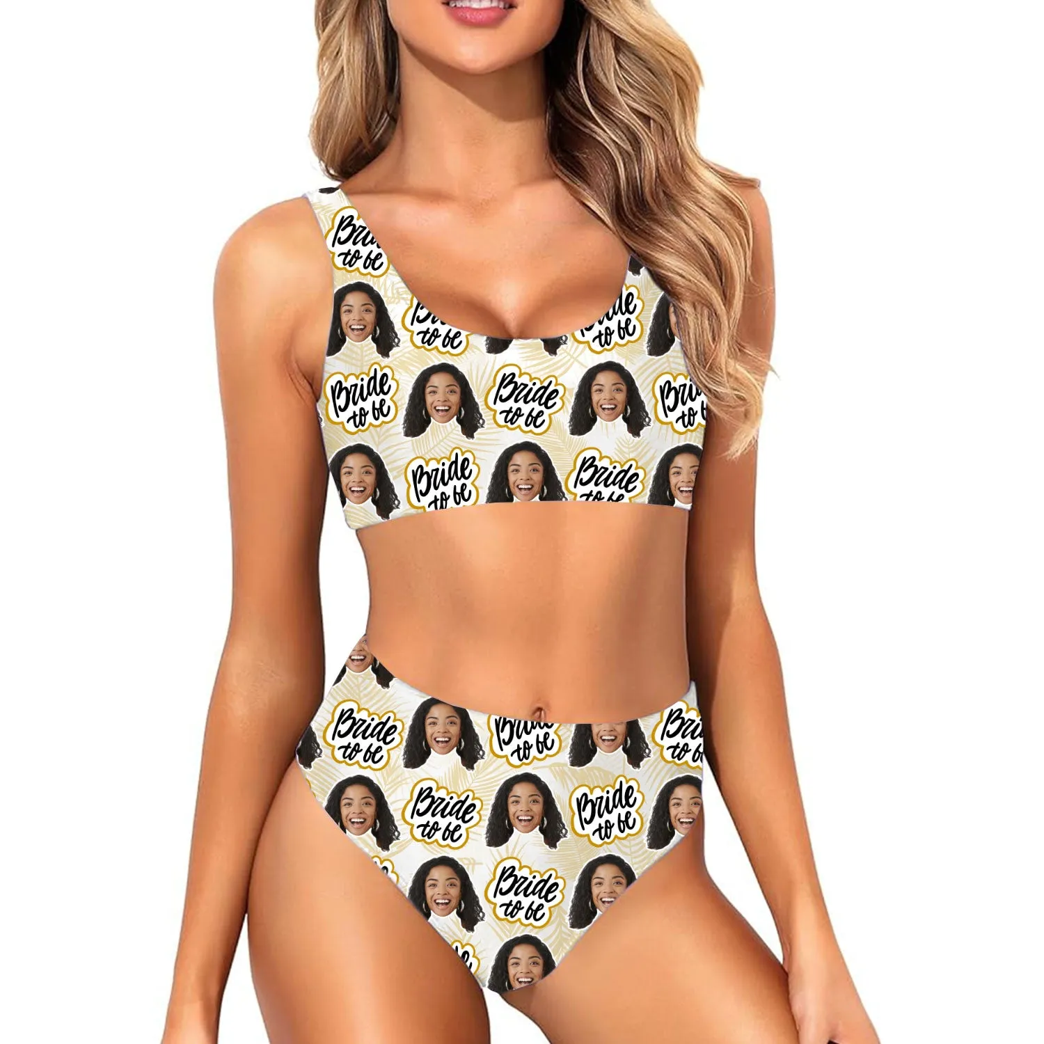 Bride To Be Custom Made Bikini Set sold by Super Socks