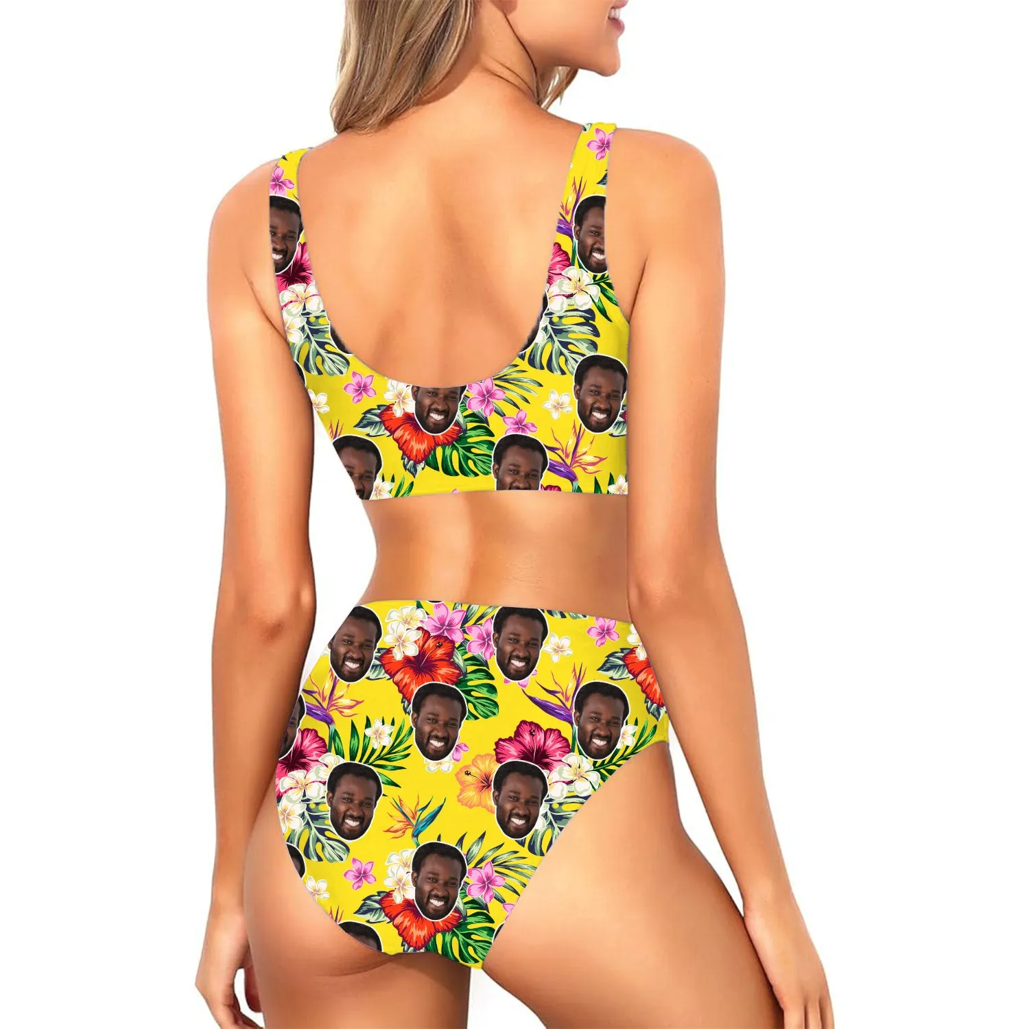 Tropical Hawaiian Custom Made Bikini Set sold by Super Socks product image thumbnail 2