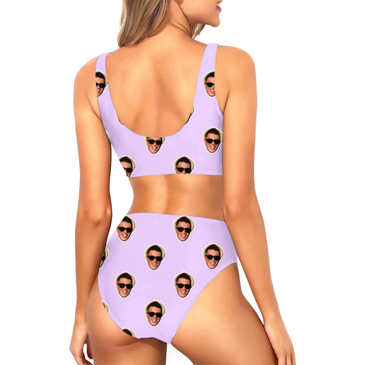Faces Custom Made Bikini Set sold by Super Socks product image thumbnail 2