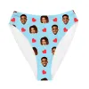 Red Hearts Custom Bikini Bottoms sold by Super Socks