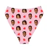 Red Hearts Custom Bikini Bottoms sold by Super Socks