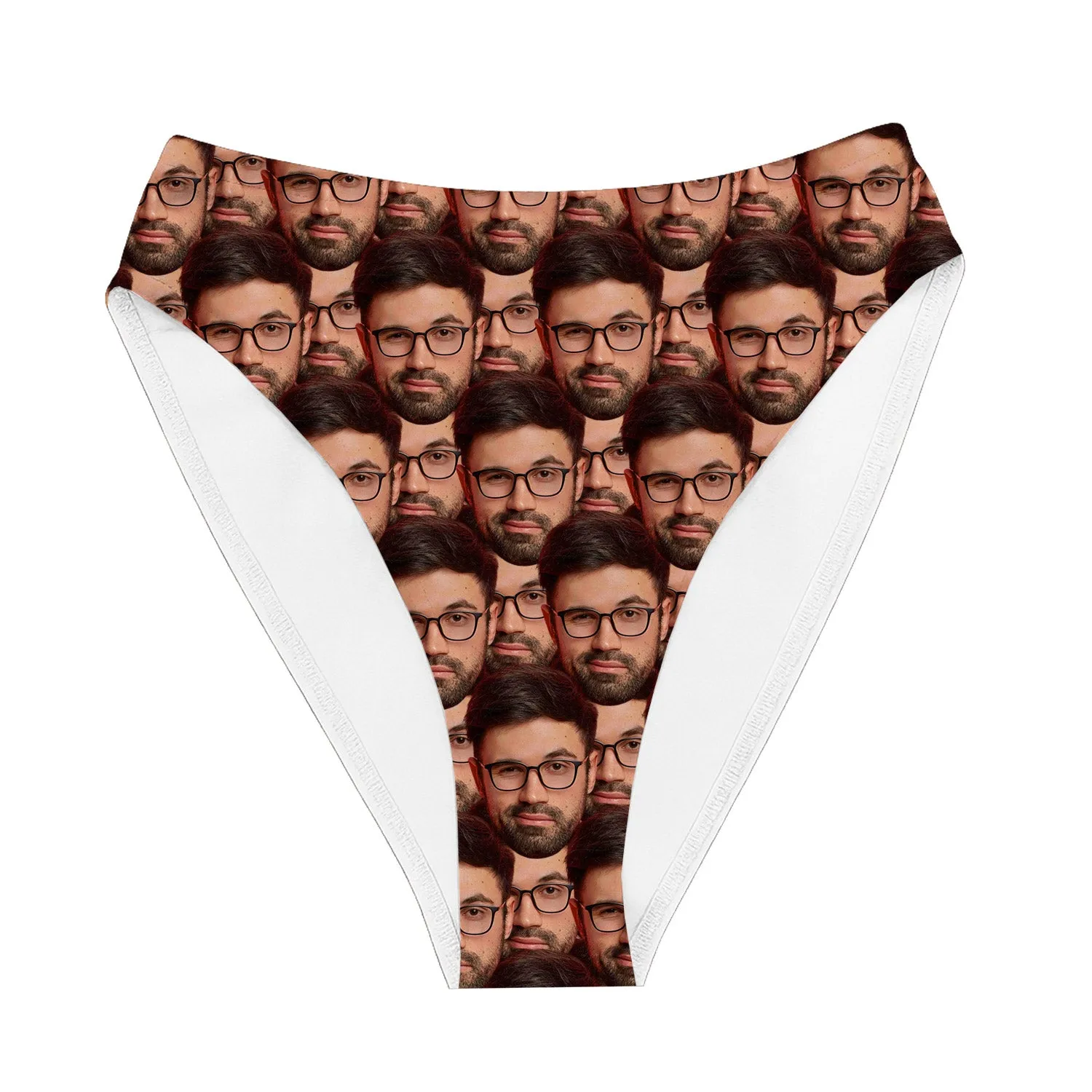 Face Mash Custom Bikini Bottoms sold by Super Socks
