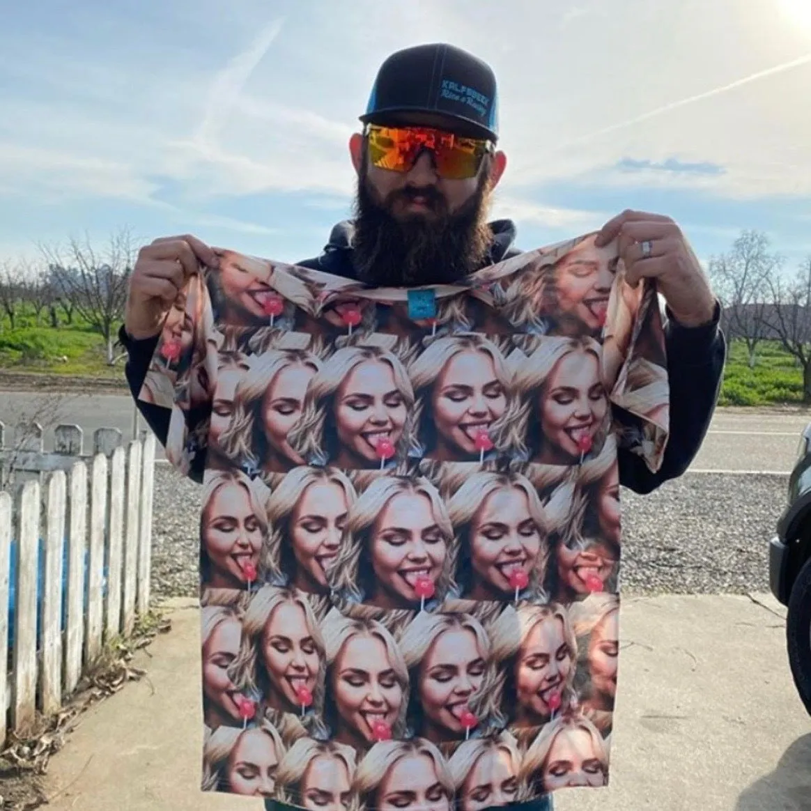 Men's Face Mash Pyjamas - Shorts Set sold by Super Socks product image thumbnail 2