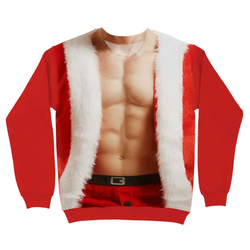 Sexy Santa Man Funny Christmas Jumper sold by Super Socks