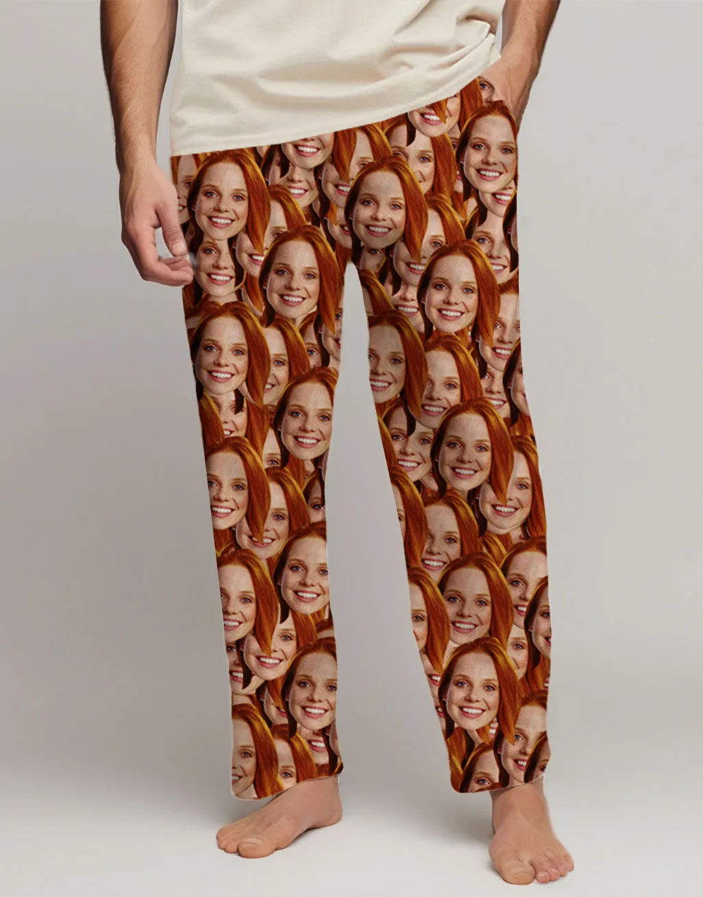 Men's Face Mash Pyjama Bottoms sold by Super Socks
