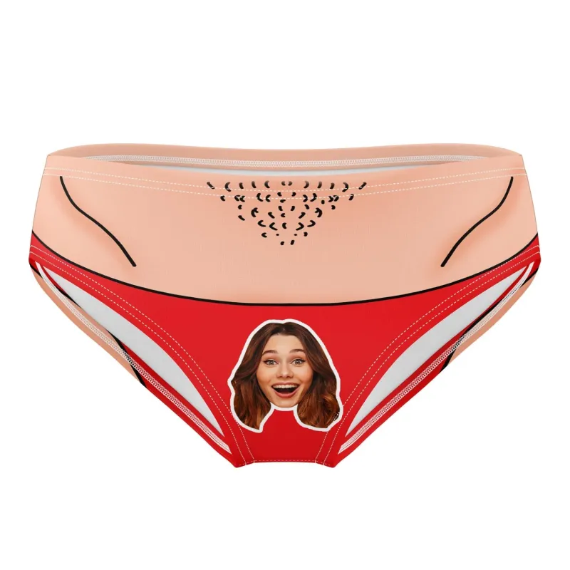 Face Thong Personalised Swim Trunks sold by Super Socks