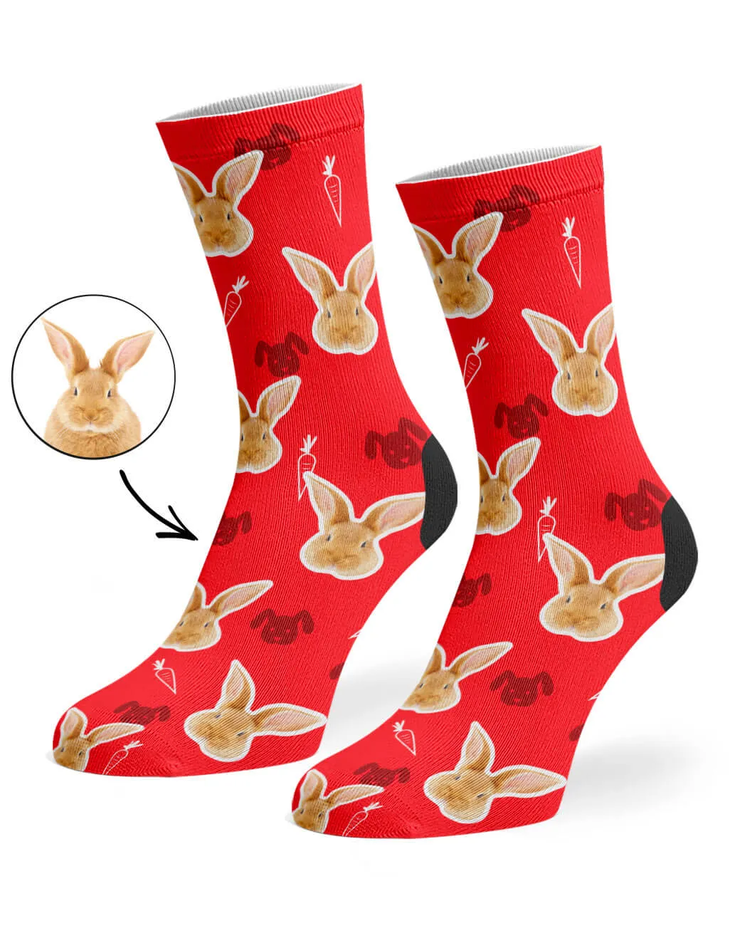Your Rabbit on Socks sold by Super Socks product image thumbnail 3
