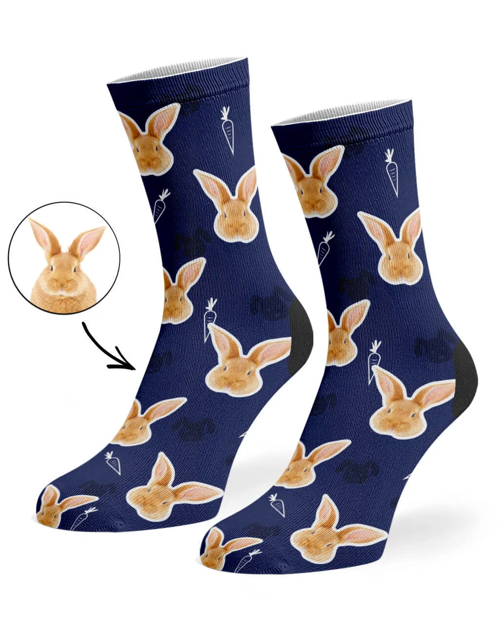 Your Rabbit on Socks sold by Super Socks product image thumbnail 4
