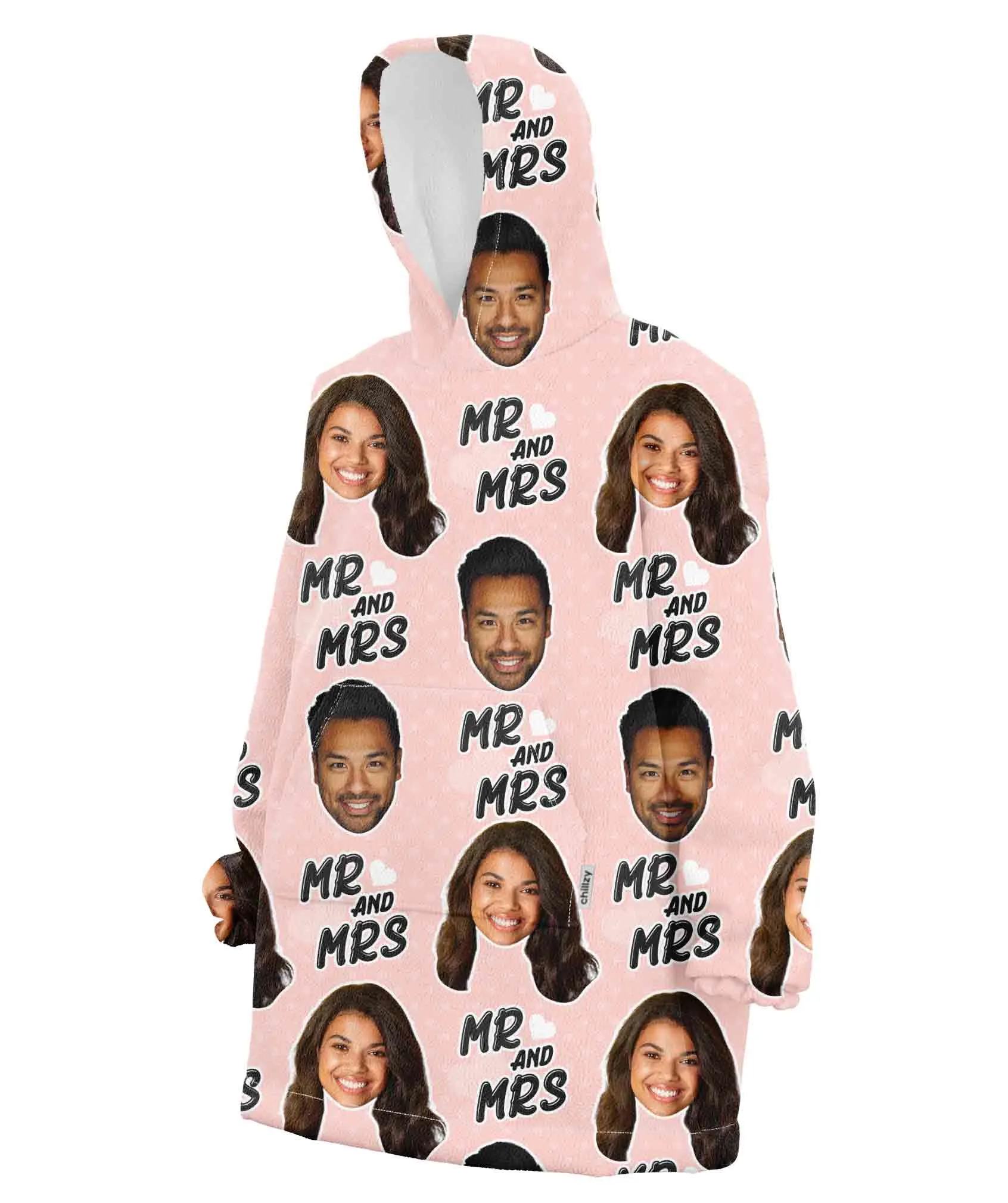 Mr & Mrs Hoodie Blanket sold by Super Socks product image thumbnail 4